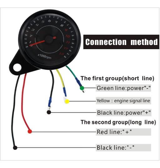 Motorcycle Rpm Gauge Wiring Diagram Wiring Diagram