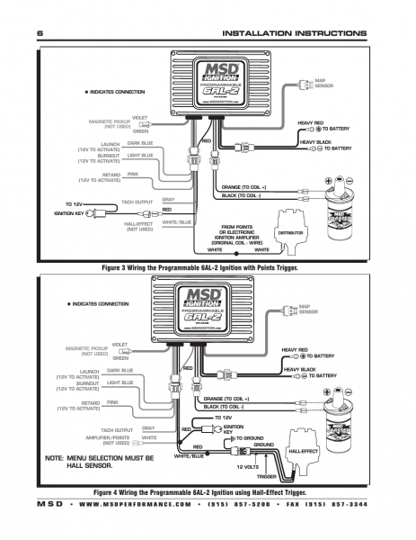 Msd 6al 2 Wiring Diagram 6530 Car Wiring Diagram