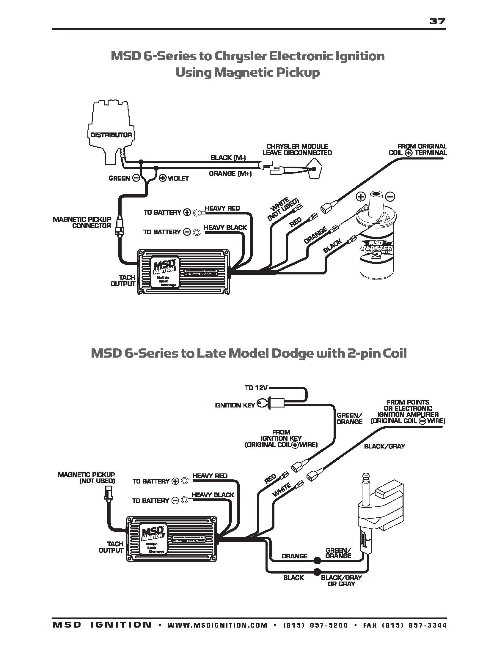 Msd 6Al 2 Wiring Diagram Easy Wiring