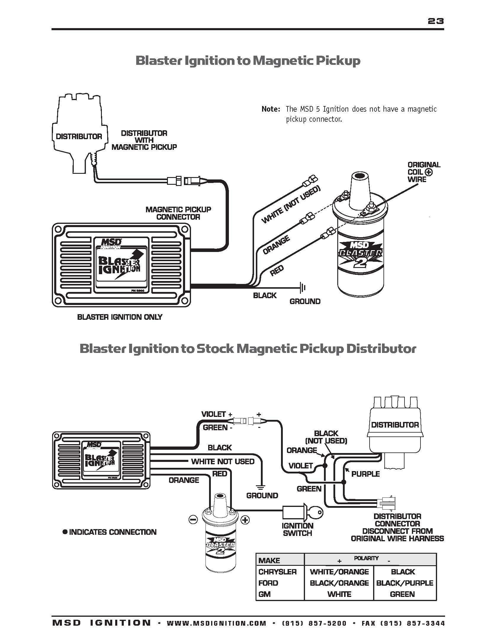Msd Ignition Wiring Diagram Wiring Diagram