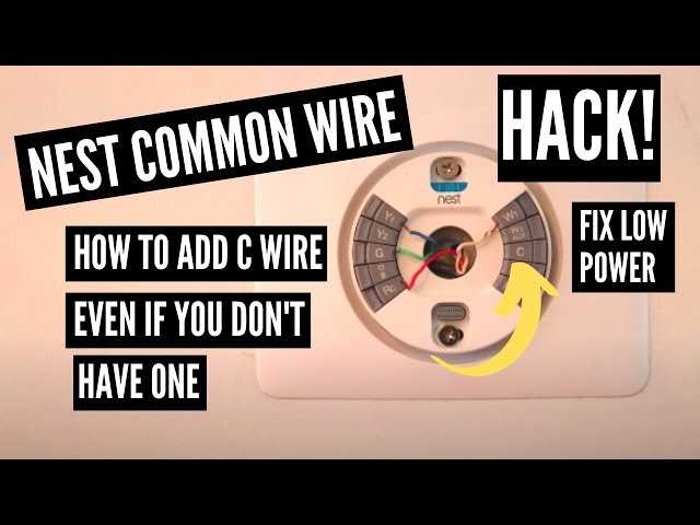 Nest Power Connector Wiring Diagram Guide