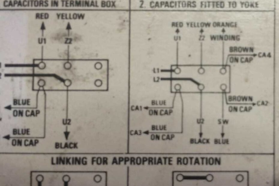 One Phase Motor Wiring Diagram Explained