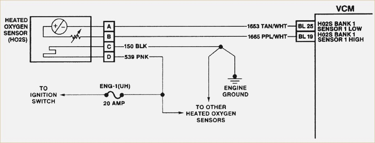 Oxygen Sensor Wiring Colors