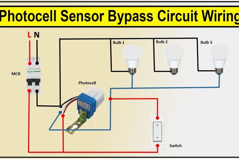 Photocell Sensor Bypass Circuit Diagram