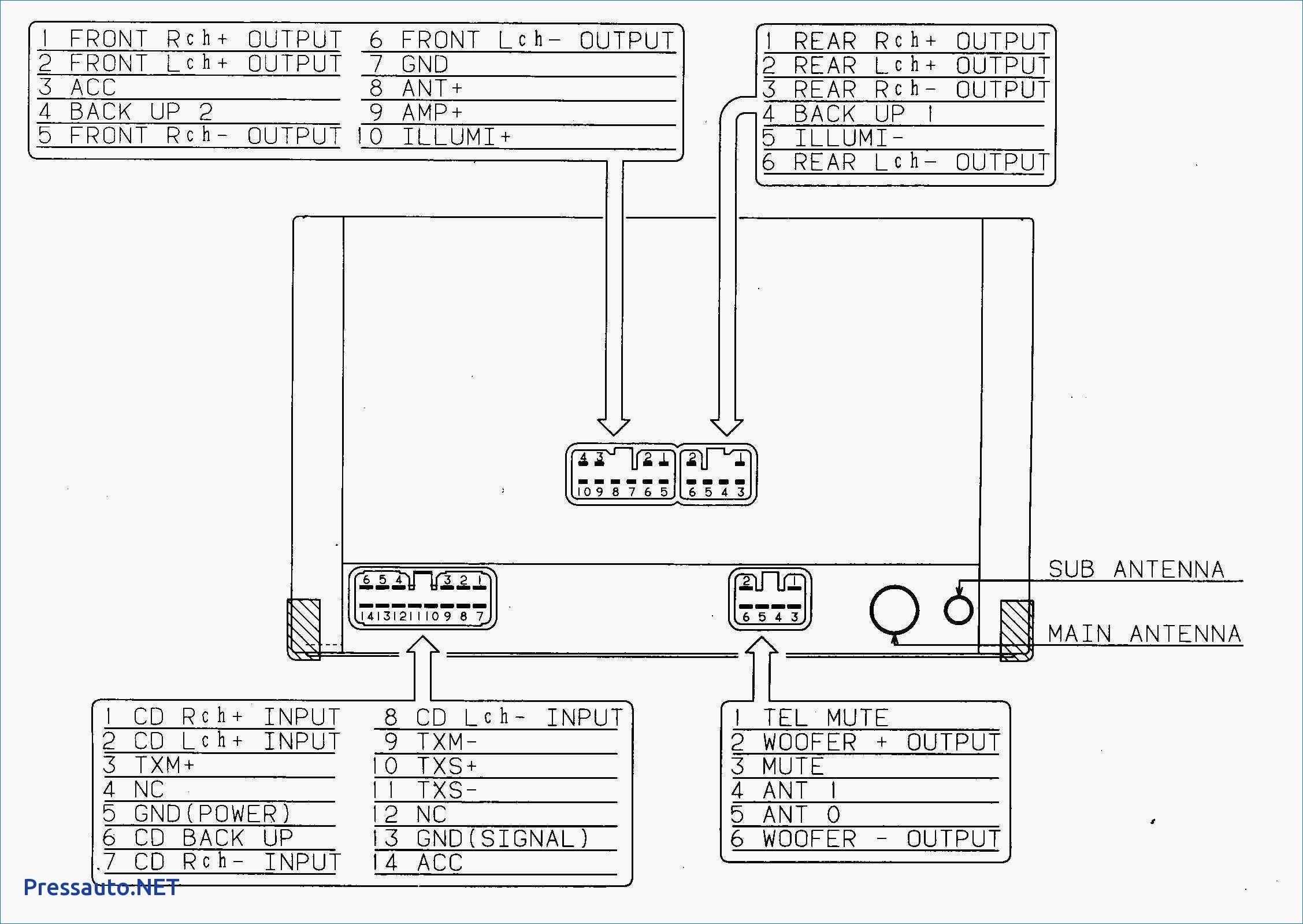 Pioneer Car Radio Stereo Audio Wiring Diagram