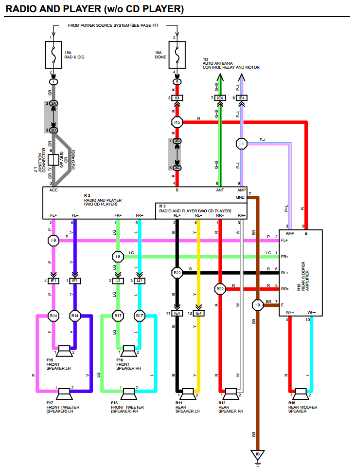 Pioneer Car Stereo Deh 150mp Wiring Diagram