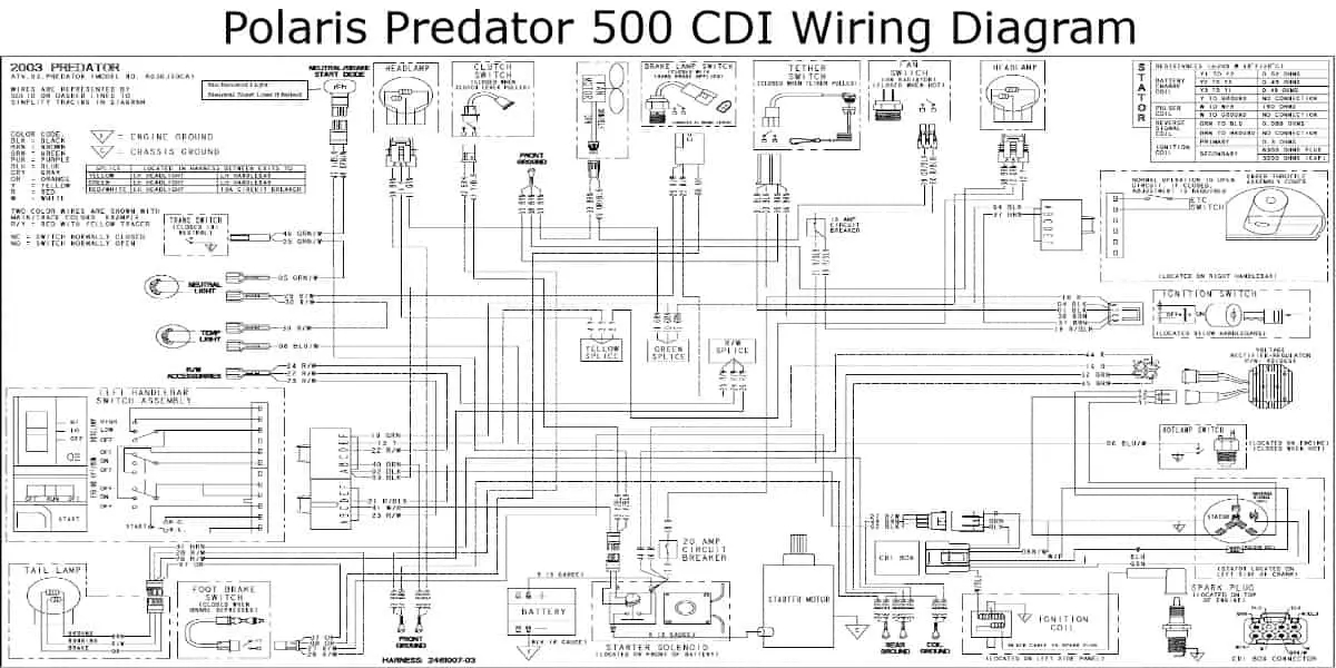 Polaris Predator 90 Wiring Diagram