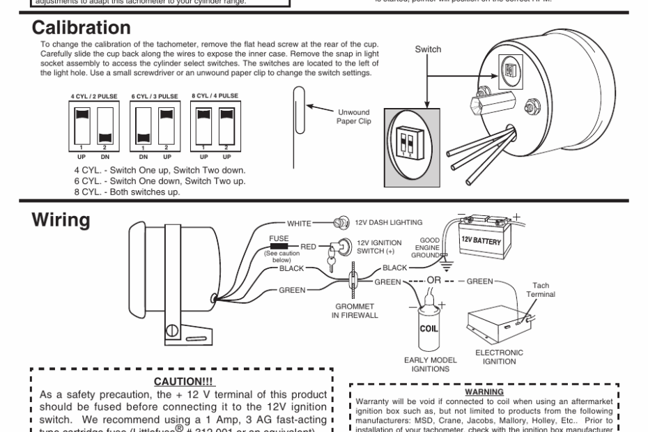 Pro Comp Tach Wiring Diagram