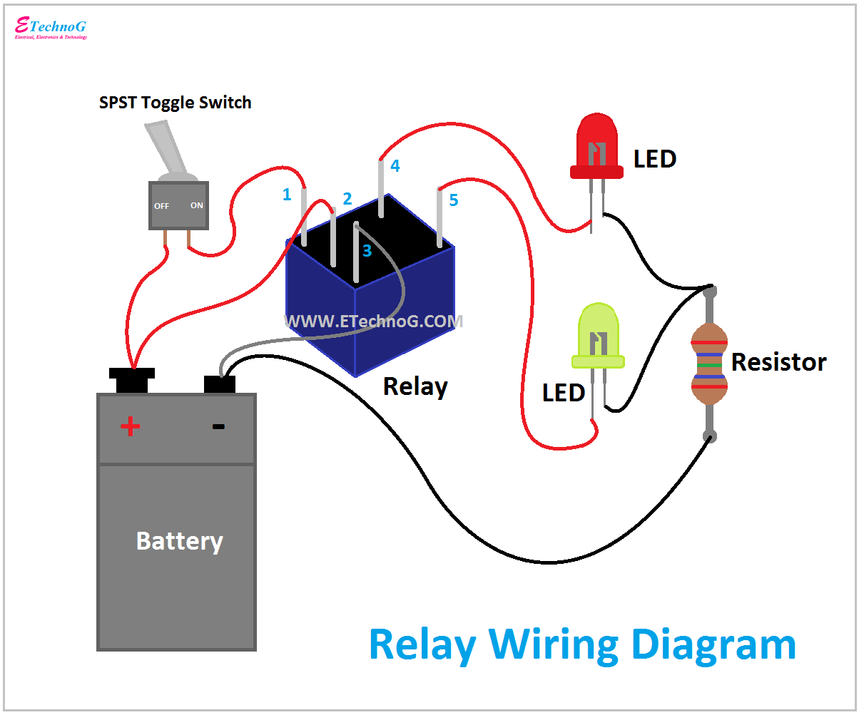 Relay Wiring Diagram 8 Pin