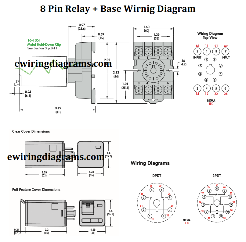 Relay Wiring Diagram 8 Pin