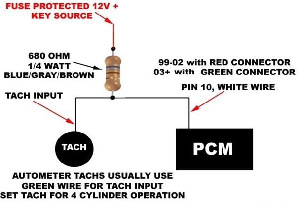 Rev Counter Wiring Diagram