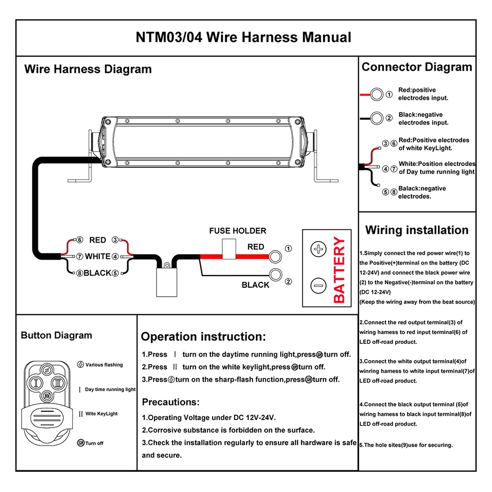 Rigidhorse Light Bar Wiring Diagram