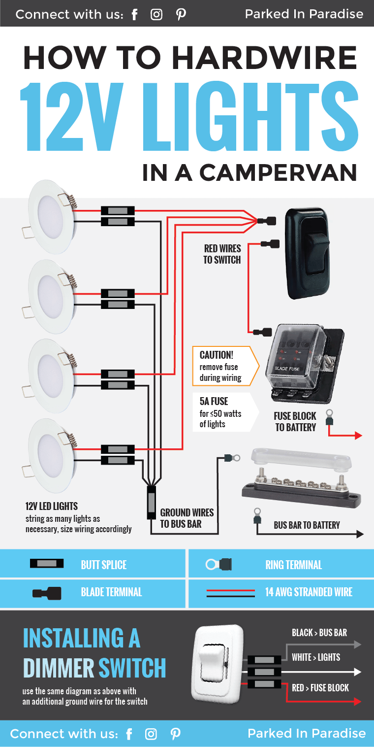 Rv Wiring Diagram For 12v Led Lights