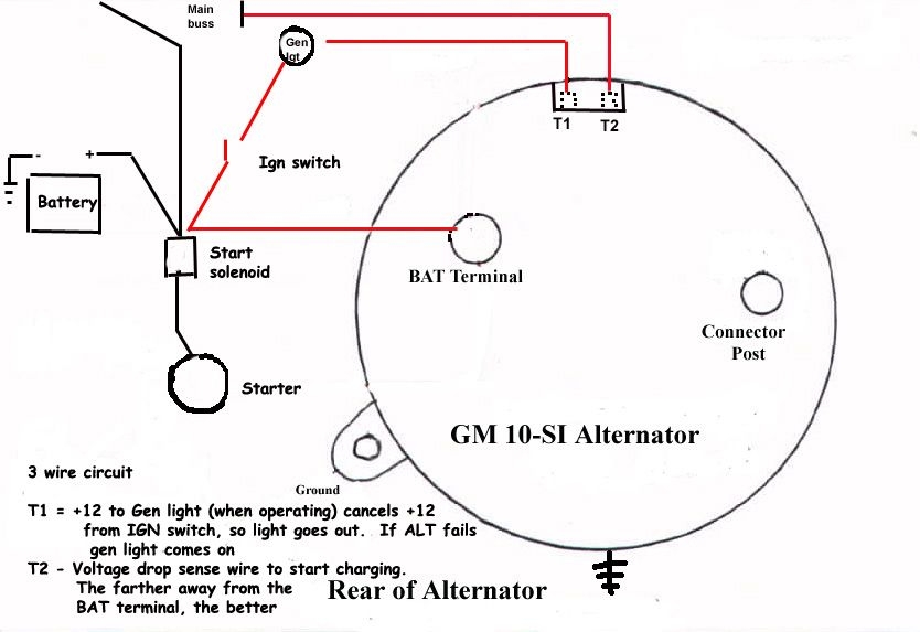 Sbc One Wire Alternator Wiring Diagram Ciara Wiring