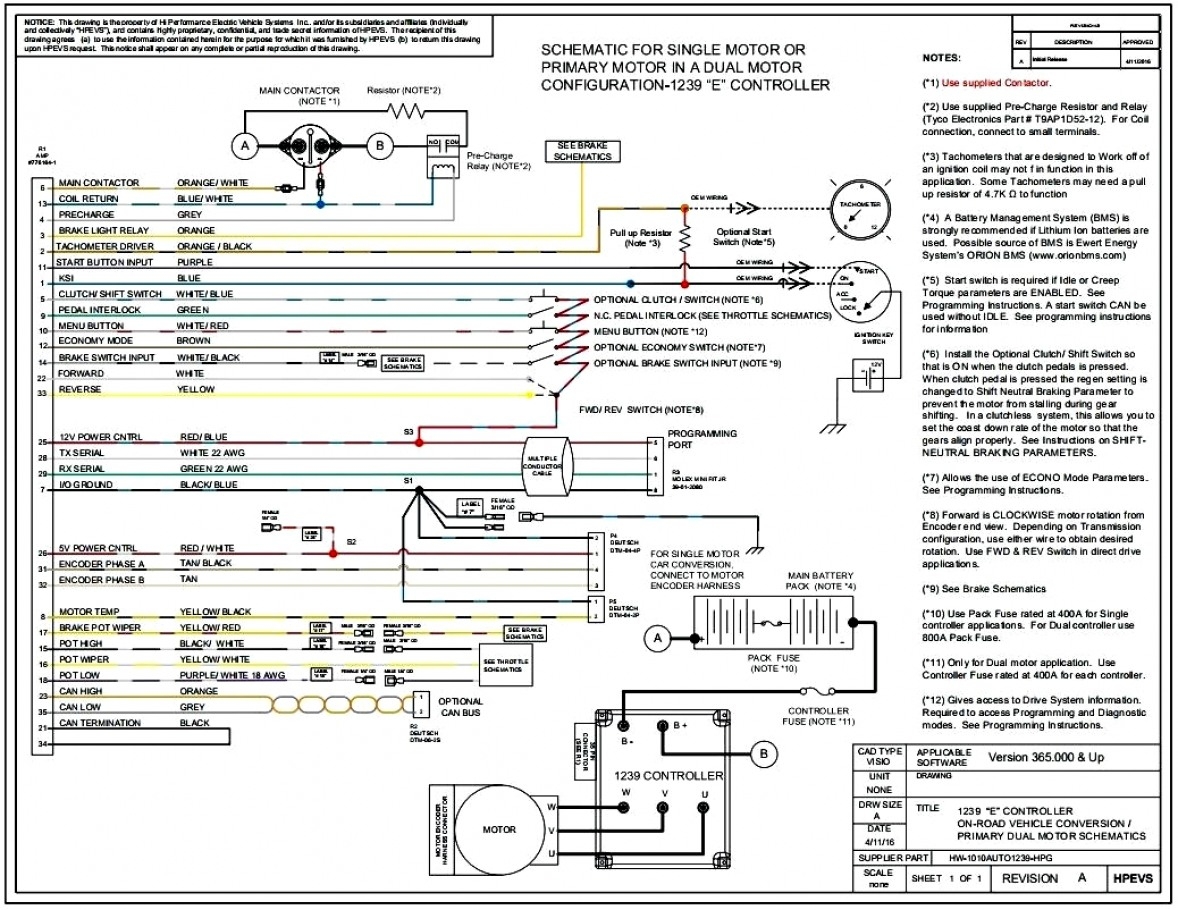 Schematic E Bike Controller Wiring Diagram
