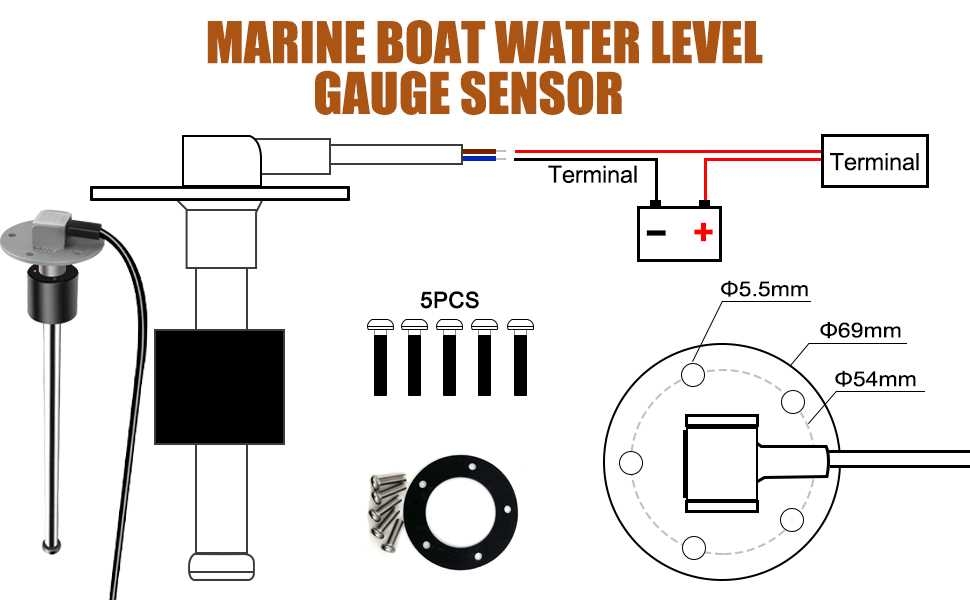 Sender Unit 12 Volt Fuel Gauge Wiring Diagram For Boat