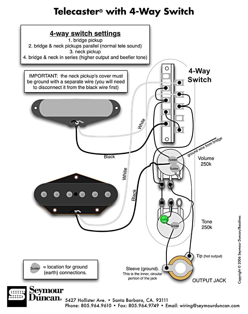 Seymour Duncan Little 59 Tele Wiring Diagram Wiring Diagram