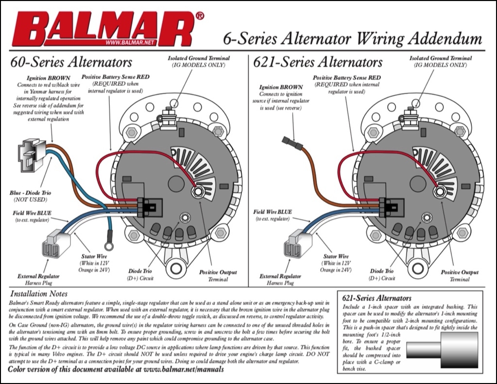 Simple 2 Wire Alternator Wiring Diagram