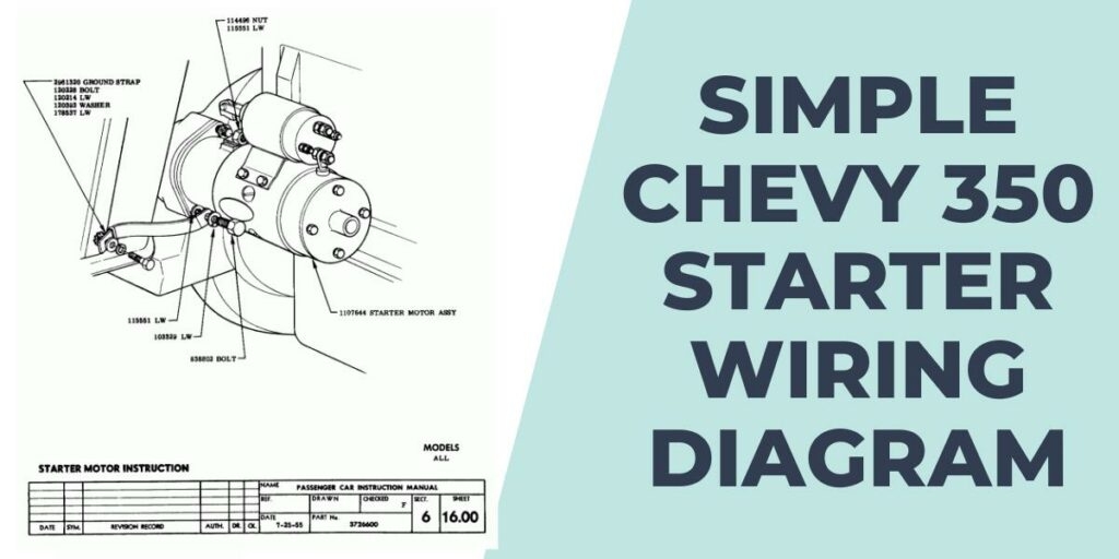 Simple Chevy 350 Starter Wiring Diagram How To Wire Guide 