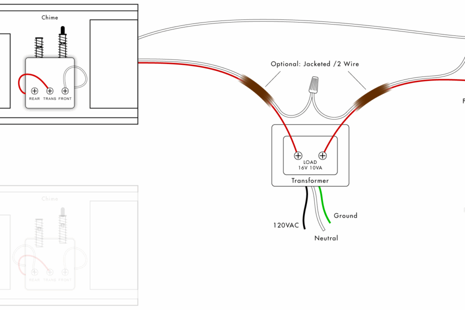 Simple How To Wire A Doorbell System Diagram Youtube Door Bell