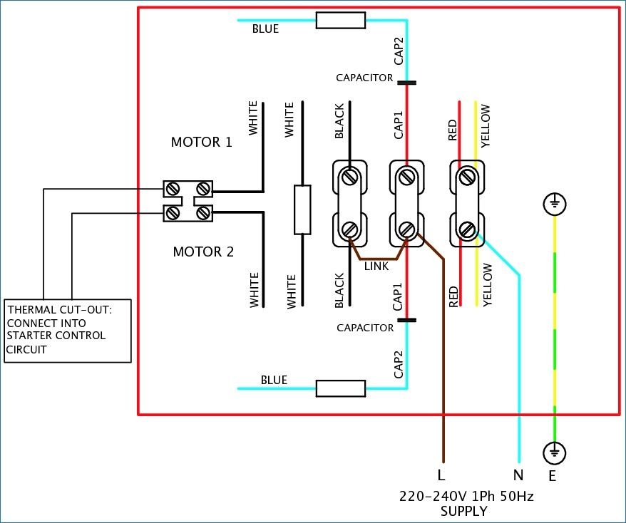 Single Phase 2 Speed Motor Wiring Diagram