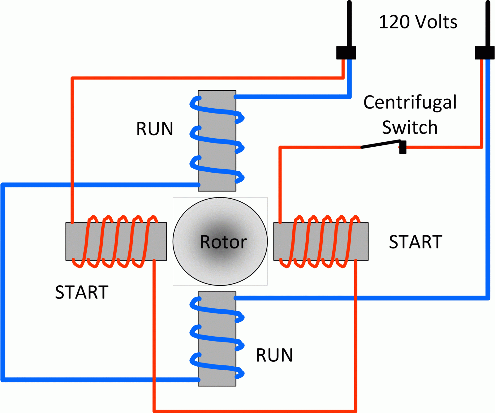 Single Phase Clarke Electric Motor Wiring Diagram Database