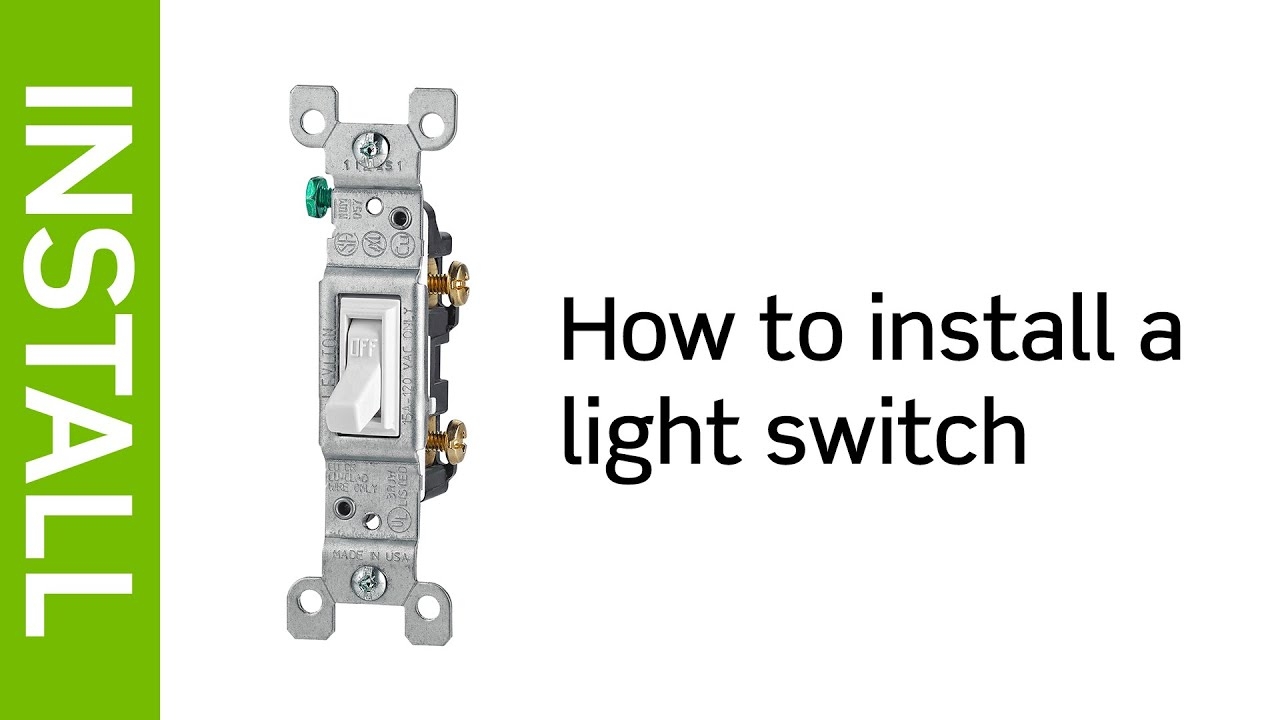 Singlepole Light Switch Diagram