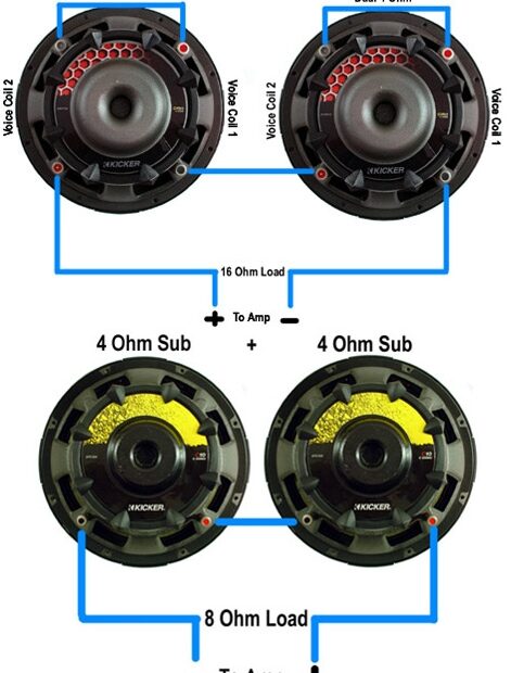 Speaker Wiring Diagram 4 Ohm