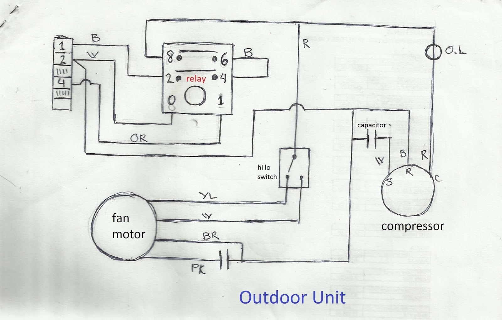 Split System Ac Unit Wiring Diagram