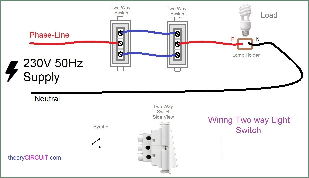Staircase Wiring Circuit Diagram Using Two Way Switch Wiring Diagram 
