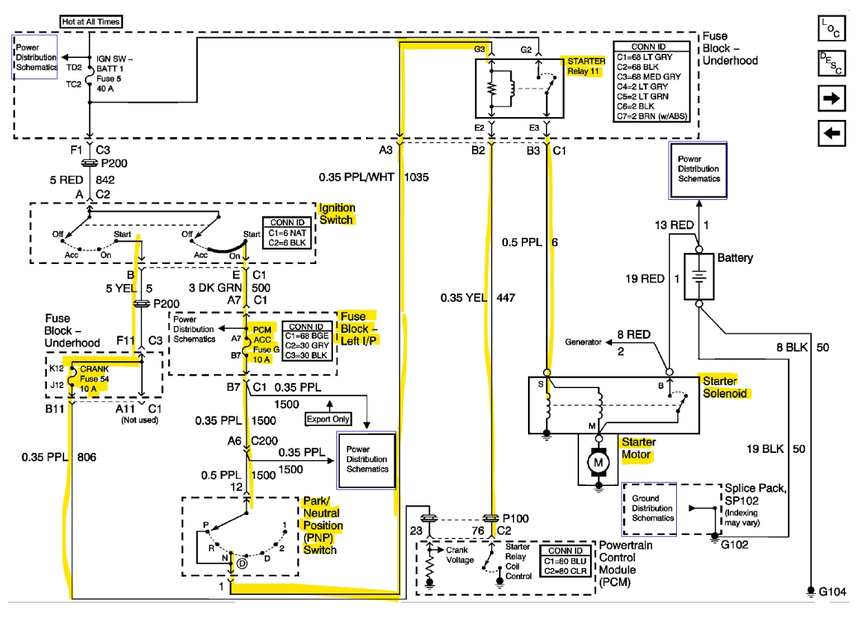 Starter Relay Wiring Diagram Needed Try To Start The Car It 