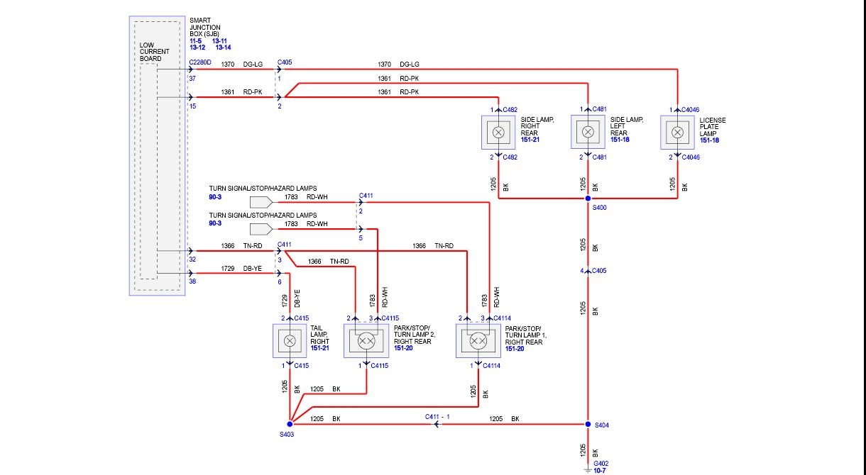 Stop Turn Tail Light Wiring Diagram Wiring Harness Diagram