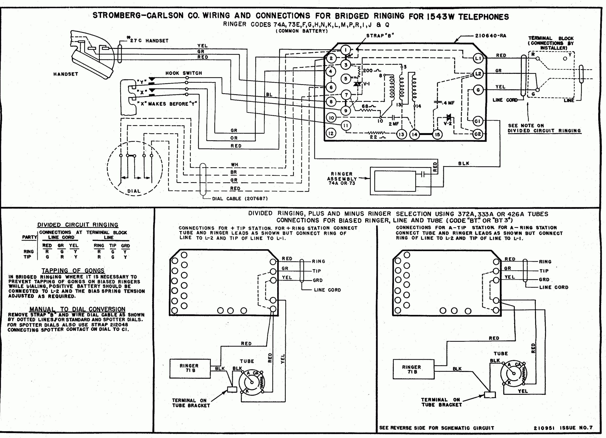 Stromberg Carlson 896 Telephone Wiring Diagram Wiring Diagram Pictures