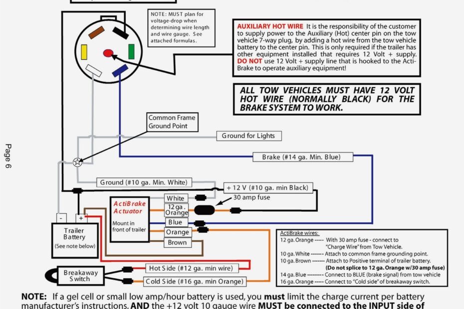 Tekonsha P3 Prodigy Electric Trailer Brake Controller Wiring Diagram