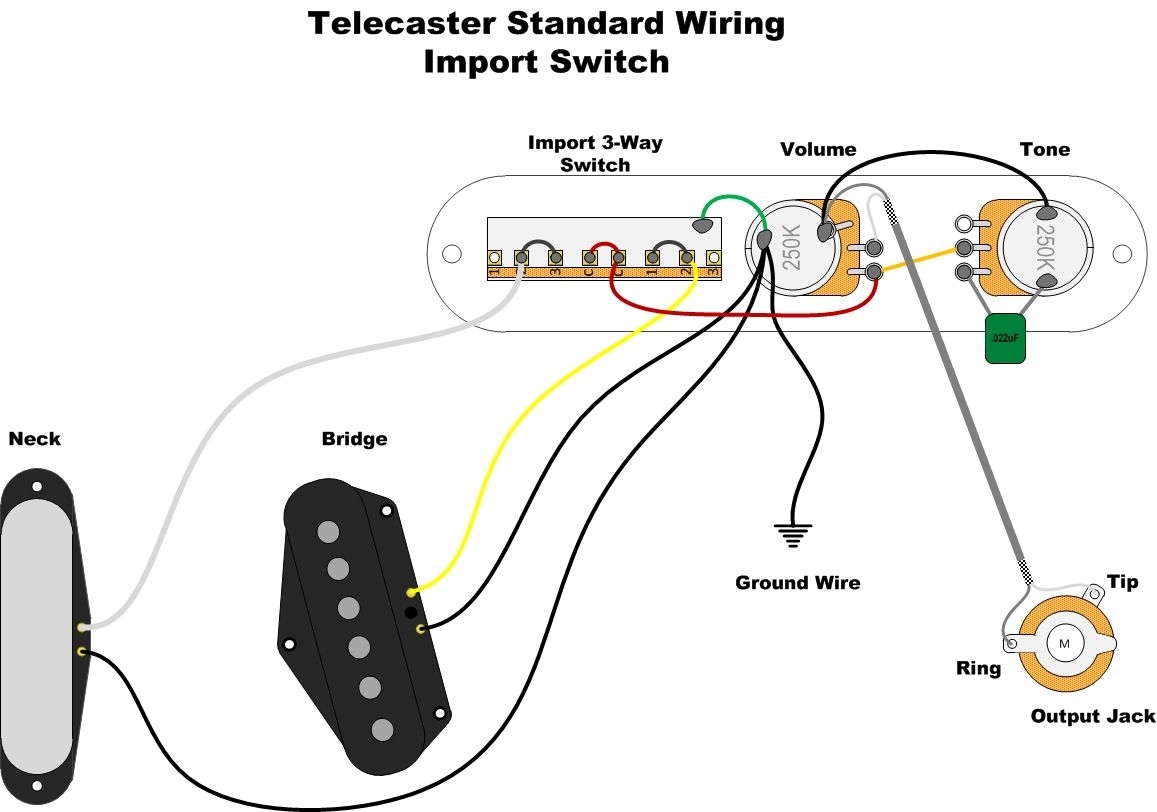 Telecaster Guitar Wiring Diagram