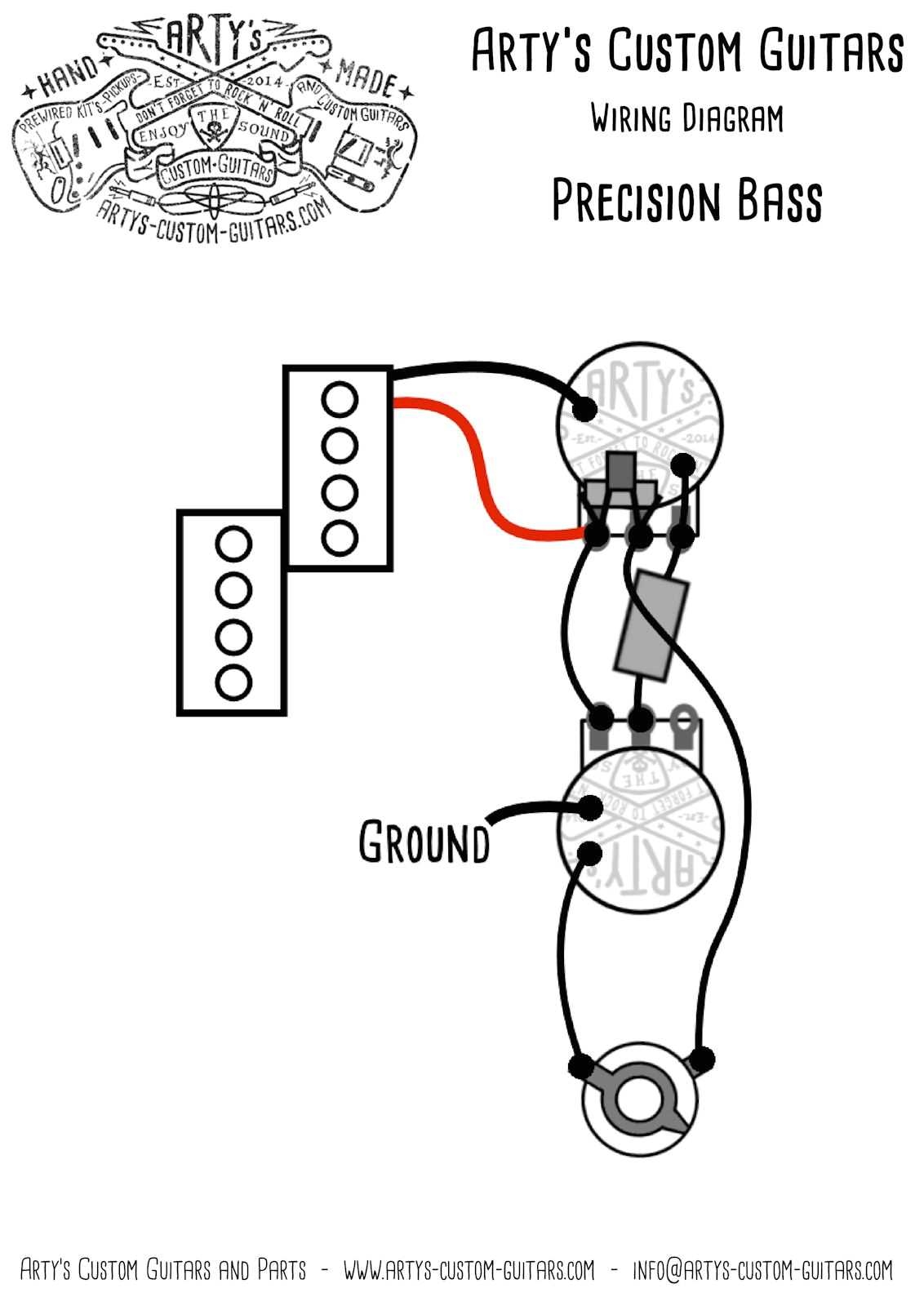 The Ultimate Guide To Fender Precision Bass Wiring Diagrams