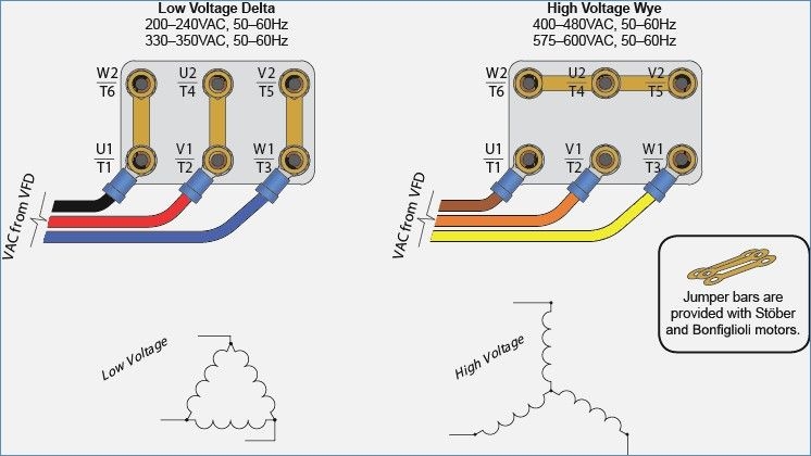 Three Phase Electric Motor Wiring Diagram