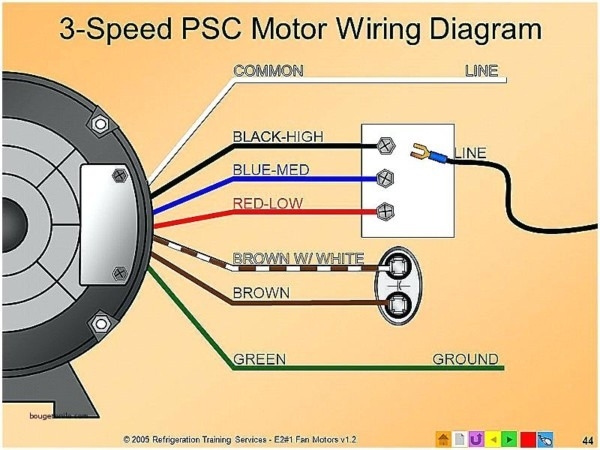 Three Speed Fan Motor Wiring Diagram Upsustainable