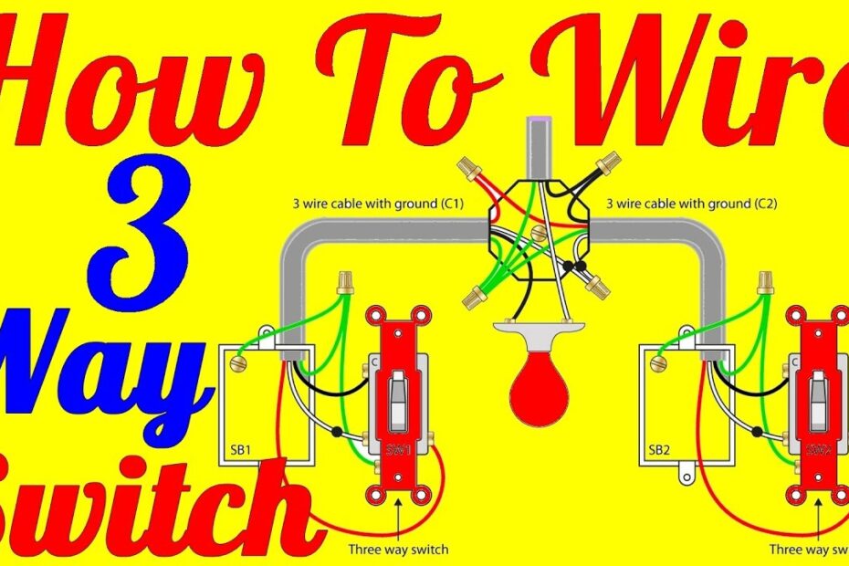 Three Way Light Switching Intermediate Switch Youtube 3Way Switch