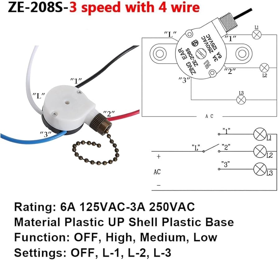 Top 99 6 Wire Ceiling Fan Switch Wiring Diagram Update