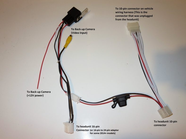 Toyota Reverse Camera Wiring Diagram DiagramInfo