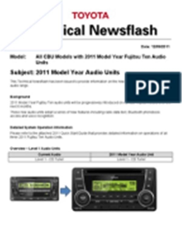 Toyota Stereo Wiring Colours