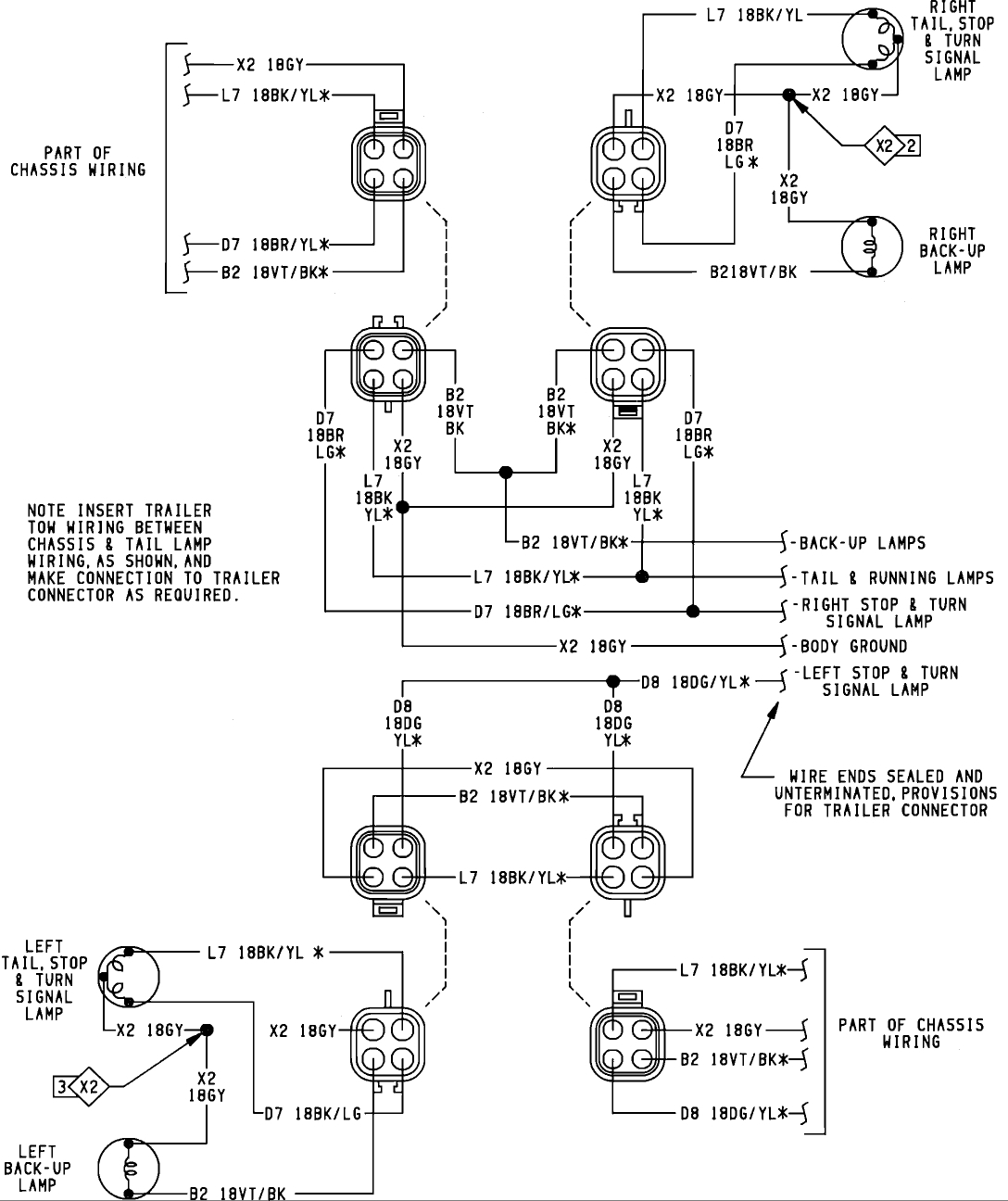 Trailer Hookup Wiring Harness Diagram 2008