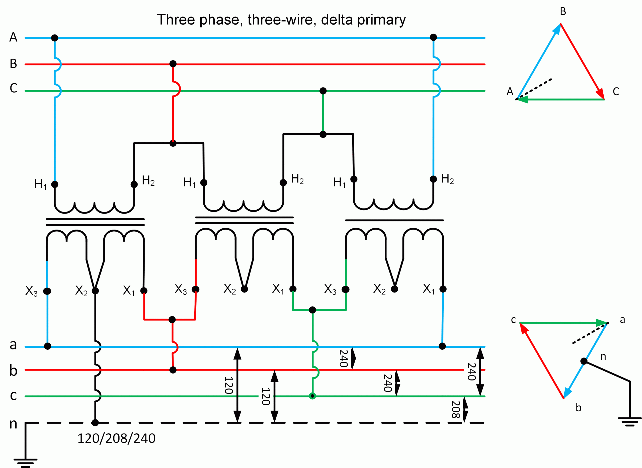 Transformer Wiring Diagram Single Phase