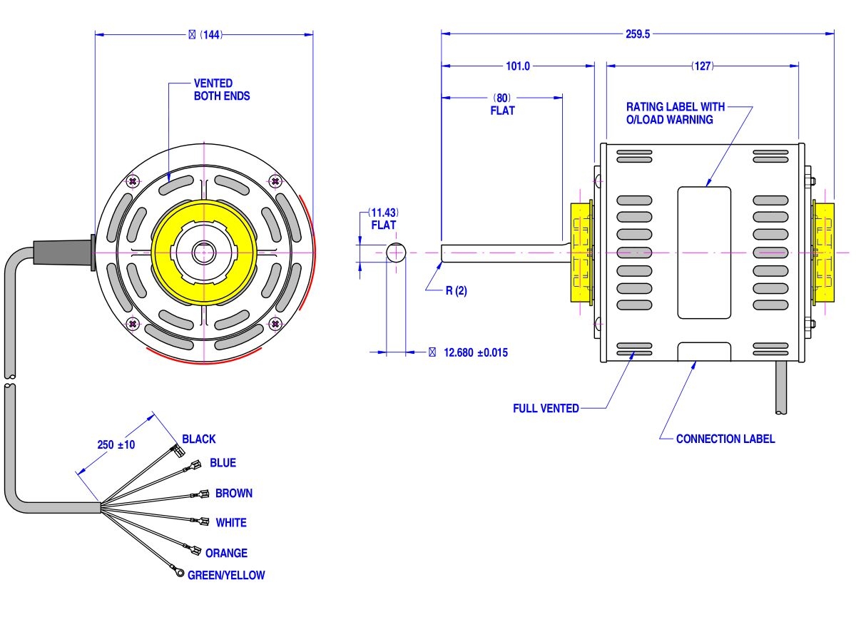 Understand Wiring Diagrams For 3 Speed Fan Motors Moo Wiring
