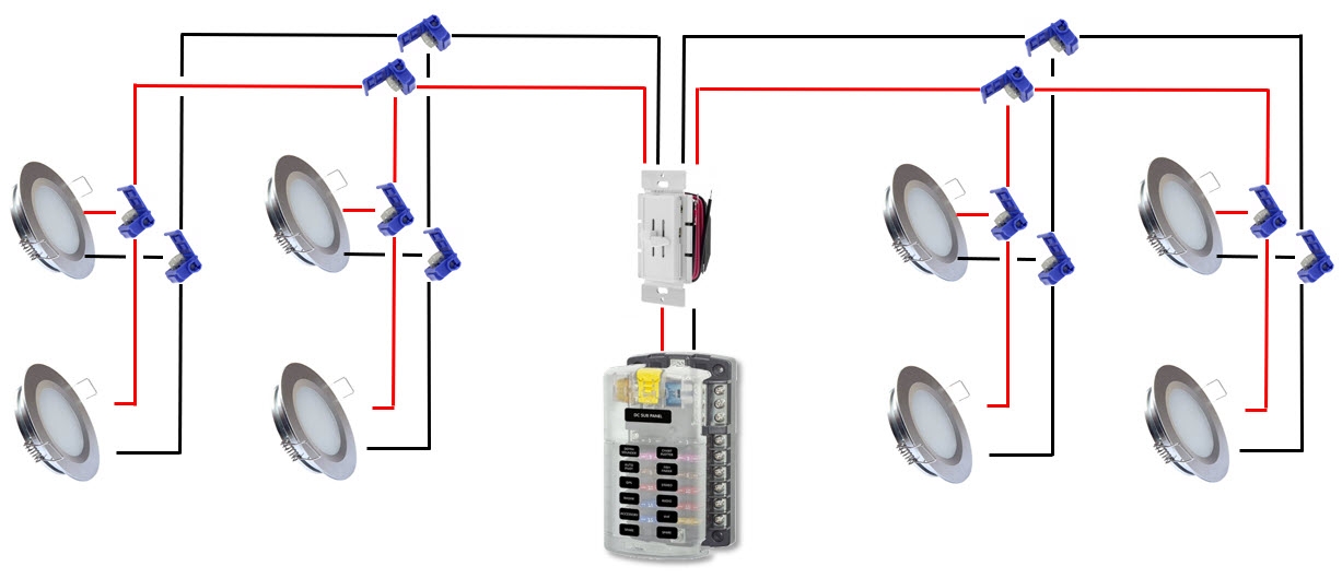 Understanding The Wiring Diagram For Recessed Lights Moo Wiring