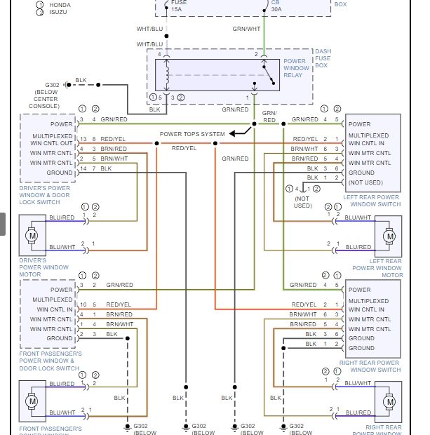 Universal Power Window Switch Wiring Diagram Wiring Diagram