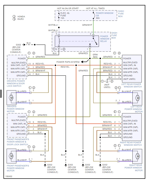 Universal Power Window Switch Wiring Diagram Wiring Diagram