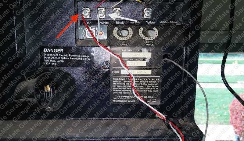 Visual Guide To Chamberlain Garage Door Sensor Wiring Connections