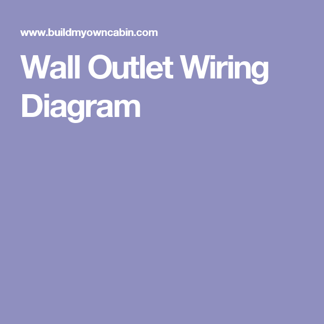 Wall Outlet Wiring Diagram Outlet Wiring Wall Outlets Outlet